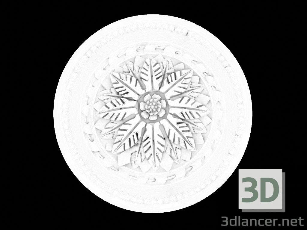 3d model Ceiling outlet R312 - preview
