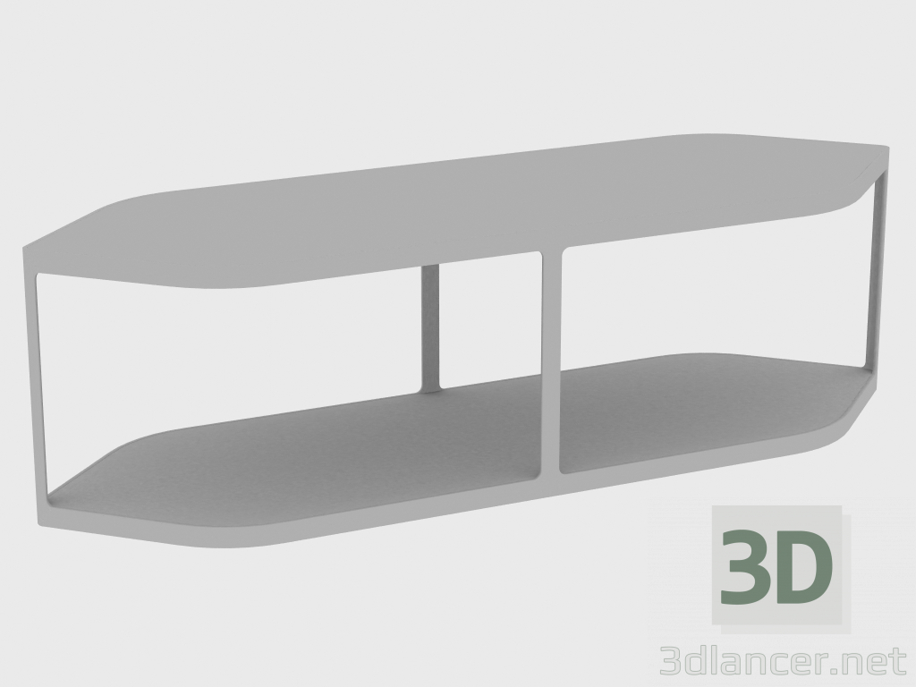 3 डी मॉडल कॉफी टेबल टाइल टेबल (150X45XH43) - पूर्वावलोकन