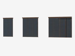 Interroom partition of A5 (bronza black)