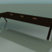 3d model Table with office worktop 5007 (H 74 - 390 x 135 cm, wenge, composition 2) - preview