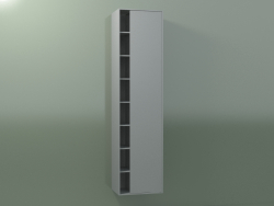 Настінна шафа з 1 правої дверцятами (8CUCFDD01, Silver Gray C35, L 48, P 36, H 192 cm)