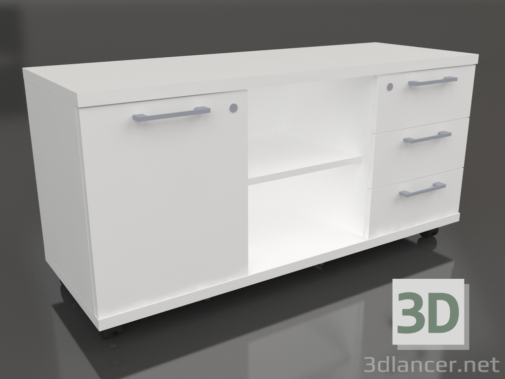 modèle 3D Armoire de bureau Norme A120MP (1200x432x599) - preview