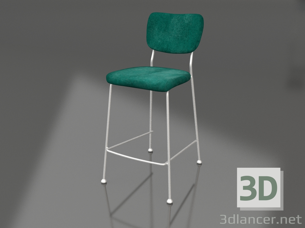 3D Modell Benson Halbbarhocker 64,5 cm (Grün) - Vorschau