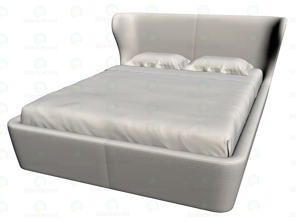 3d model Cama LP153 - vista previa