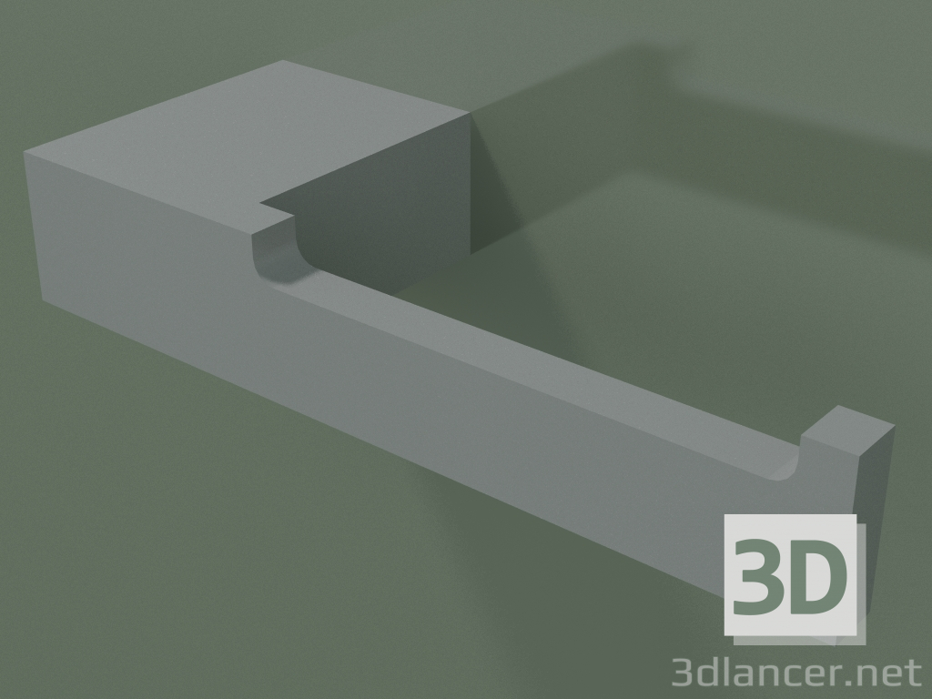 3D Modell Toilettenpapierhalter (90U02001, silbergrau C35) - Vorschau