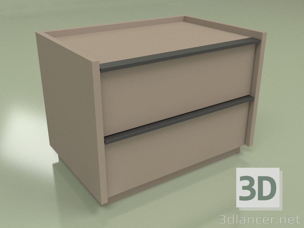 3D modeli Başucu masası Verona NS (2) - önizleme