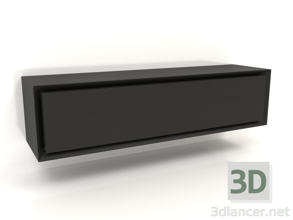 modèle 3D Armoire TM 011 (800x200x200, bois noir) - preview