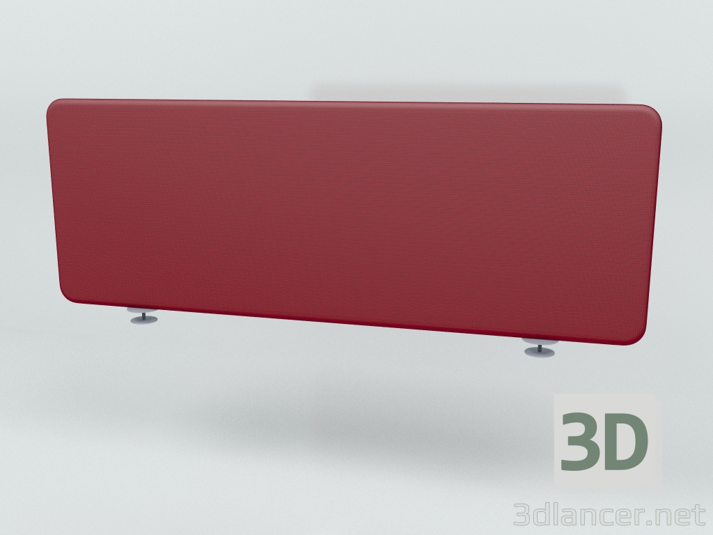Modelo 3d Bancada de mesa com tela acústica Twin ZUT54 (1390x500) - preview