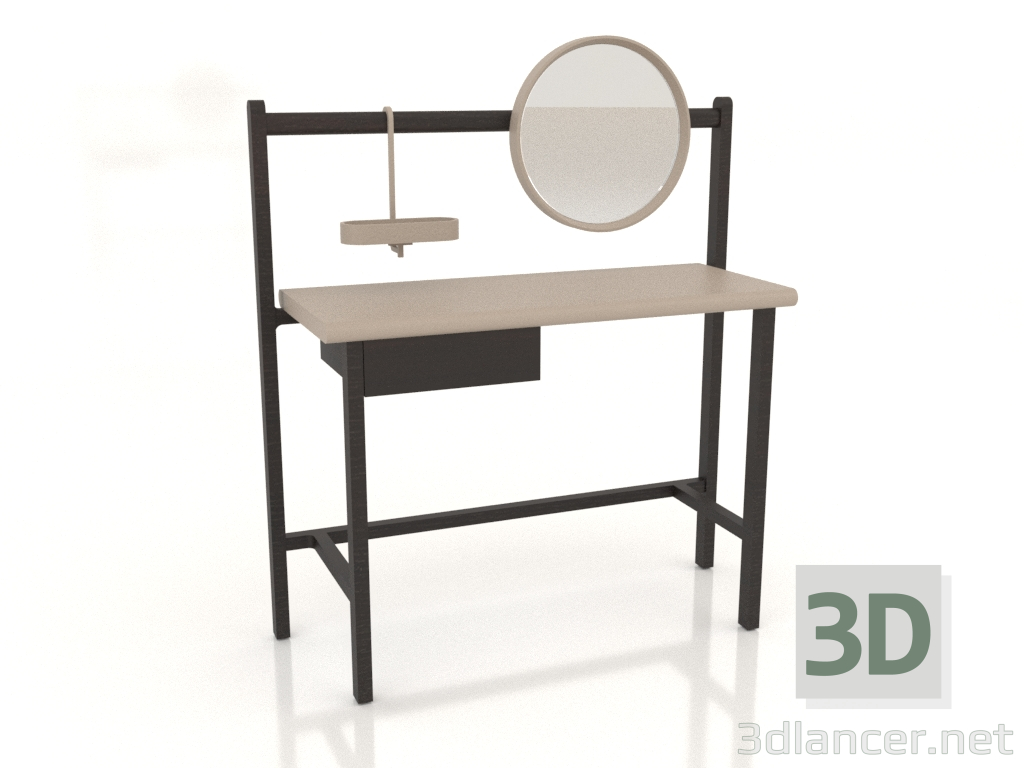 3 डी मॉडल दर्पण बेट्टा के साथ ड्रेसिंग टेबल (BRG5319) - पूर्वावलोकन