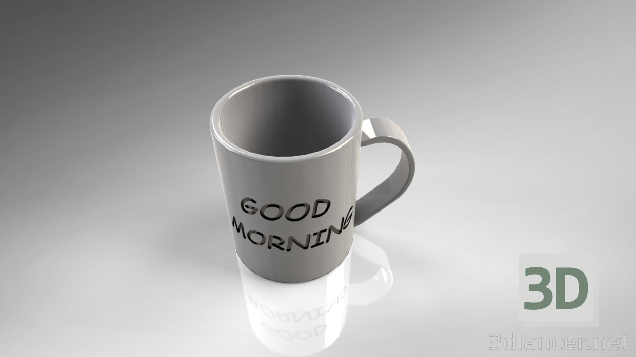 3d Mug model buy - render