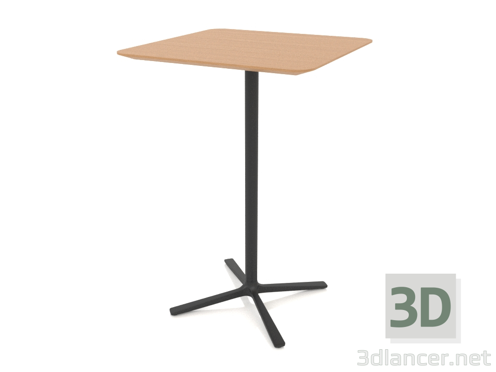 3D modeli Bar masası 70x70 h105 - önizleme
