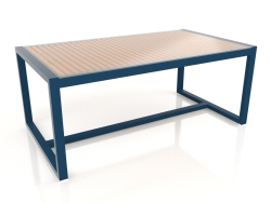 Dining table with glass top 179 (Grey blue)