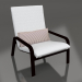 3d модель Кресло для отдыха с высокой спинкой (Black) – превью