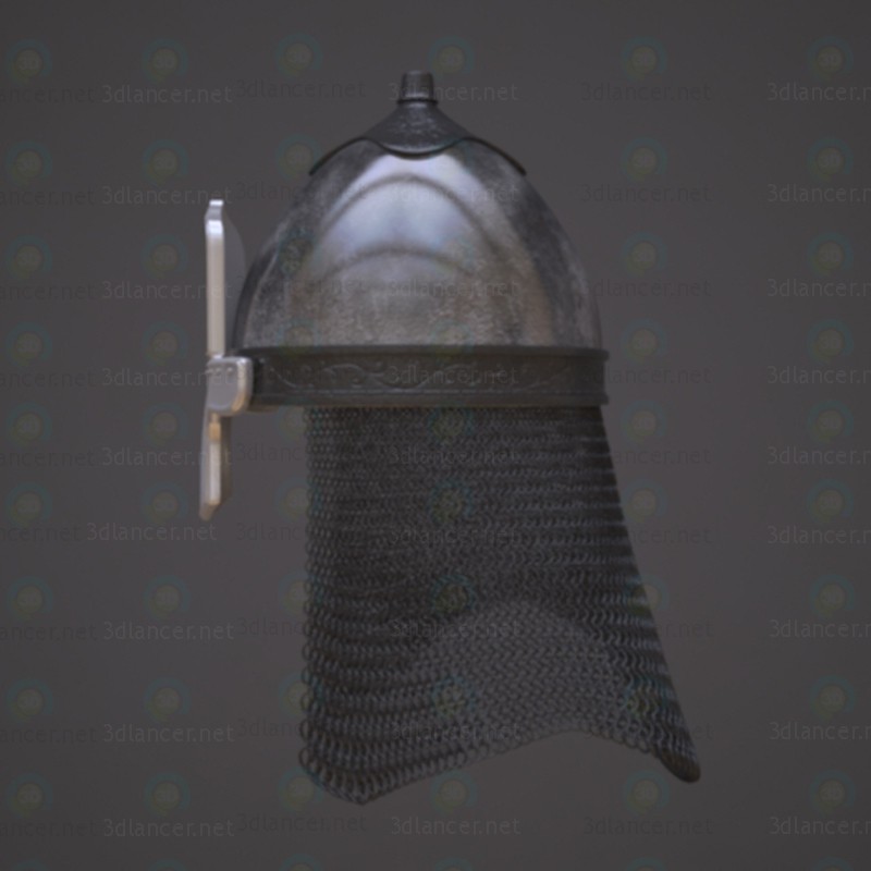 3d Russian helmet with the icon. model buy - render 3d Russian helmet with the icon. model buy - render
