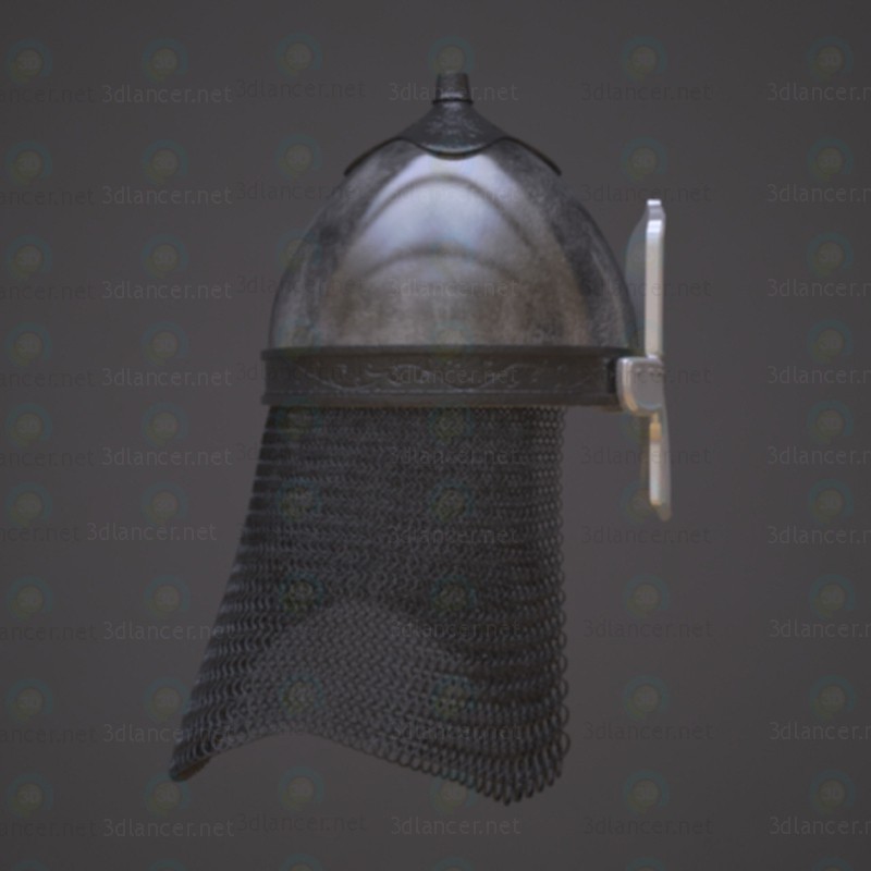 3d Russian helmet with the icon. model buy - render 3d Russian helmet with the icon. model buy - render