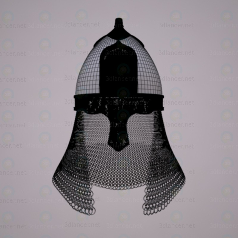 3d Russian helmet with the icon. model buy - render 3d Russian helmet with the icon. model buy - render