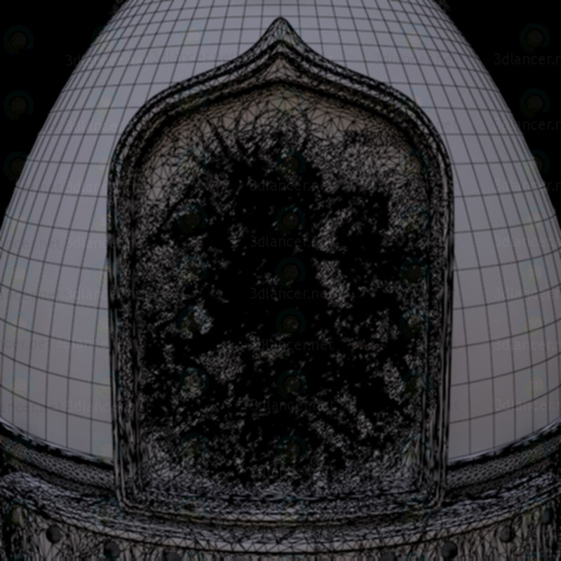 3d Russian helmet with the icon. model buy - render 3d Russian helmet with the icon. model buy - render