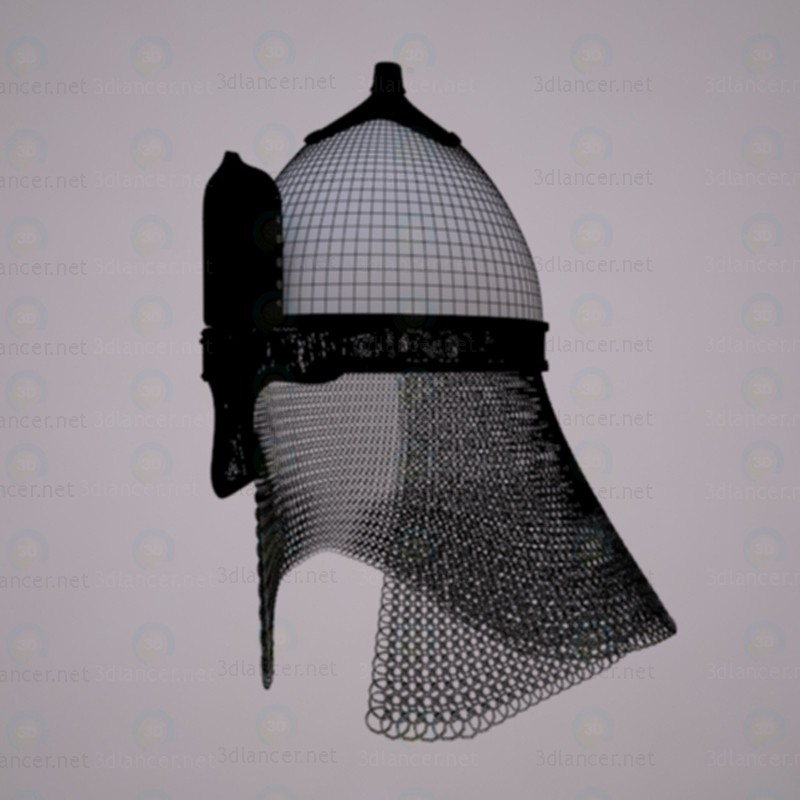 3d Russian helmet with the icon. model buy - render 3d Russian helmet with the icon. model buy - render