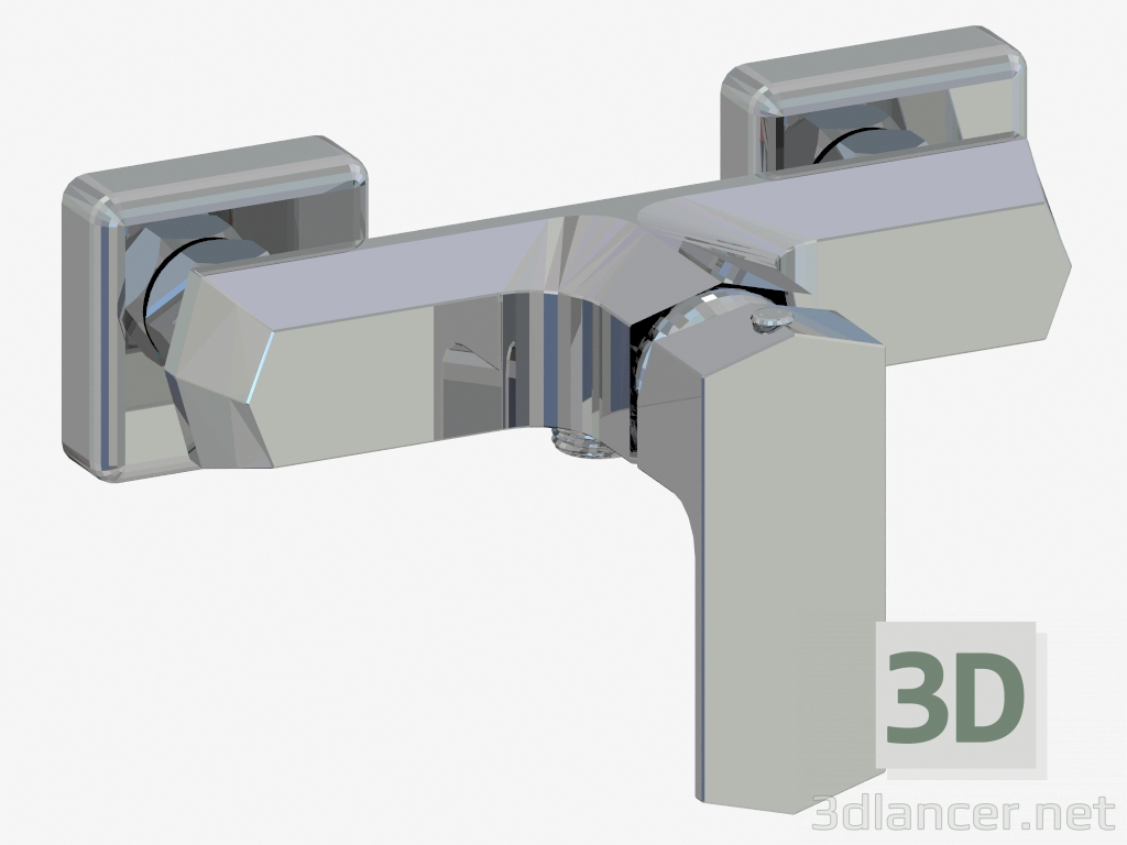 3D Modell Brausebatterie ohne Duschgarnitur Maruna (BGM 040M) - Vorschau
