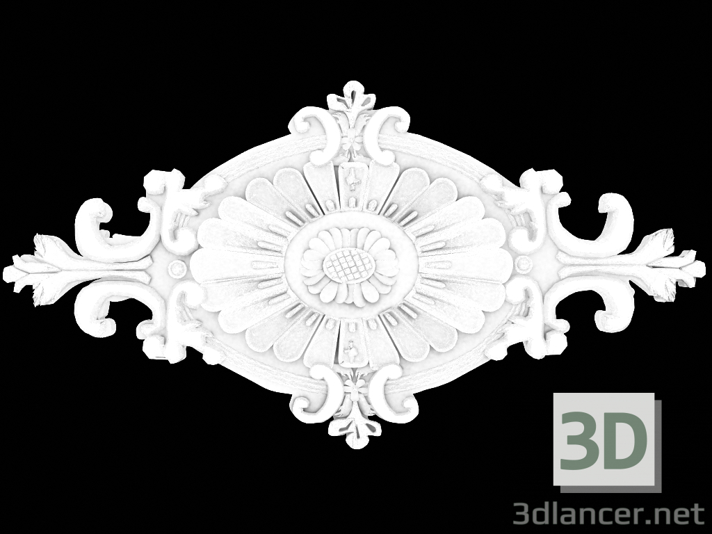 3d model Ceiling outlet R314 - preview