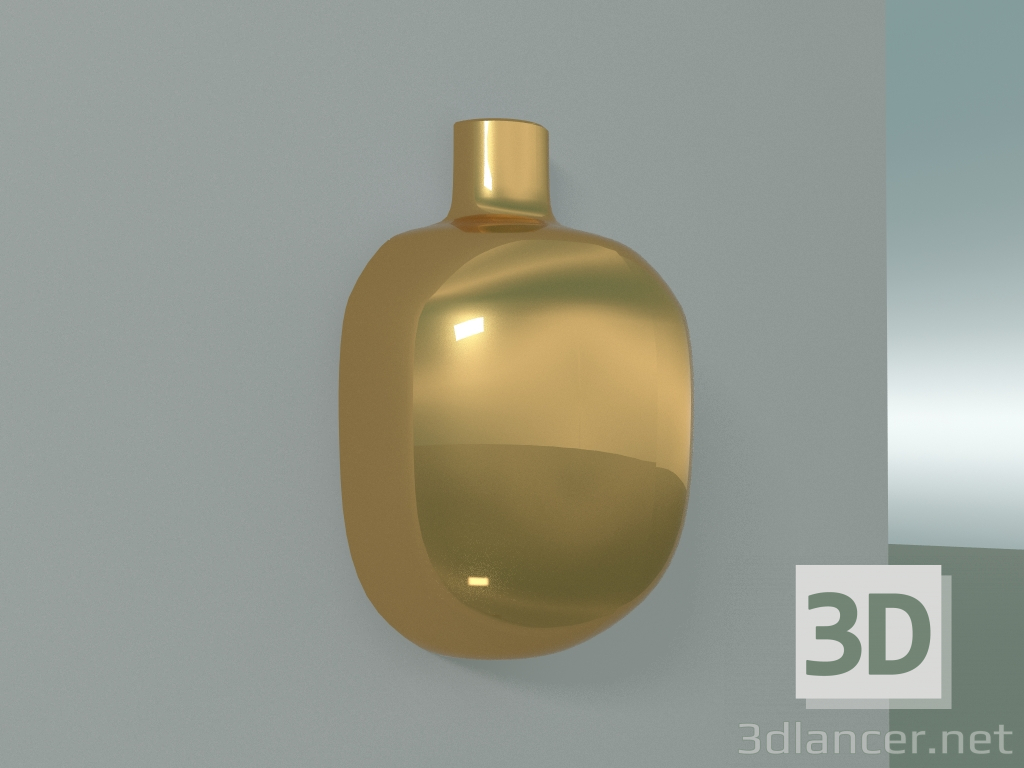 3D modeli Vazo Şık Elli (Altın) - önizleme