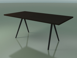 Table rectangulaire 5432 (H 74 - 90x180 cm, pieds 150 °, plaqué L21 wengé, V44)
