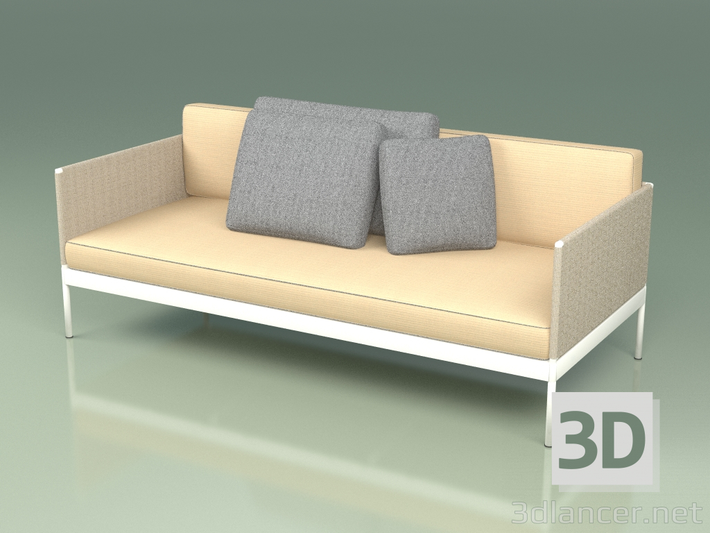 3D modeli Modüler kanepe (357 + 340, seçenek 2) - önizleme