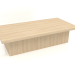 modèle 3D Table basse JT 101 (1600x800x400, bois blanc) - preview