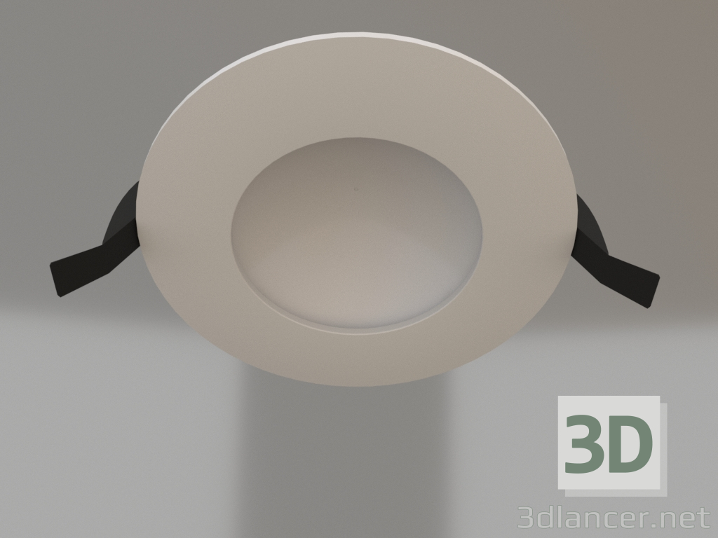 3D modeli Gömme armatür (C0041) - önizleme