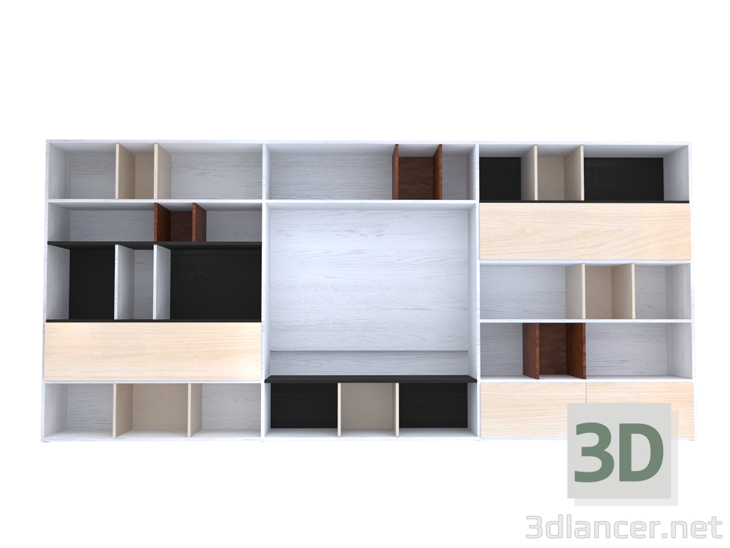 modello 3D di LIBRERIA LINEA 108 Cadira comprare - rendering