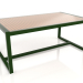 3d модель Обеденный стол со стеклянной столешницей 179 (Bottle green) – превью