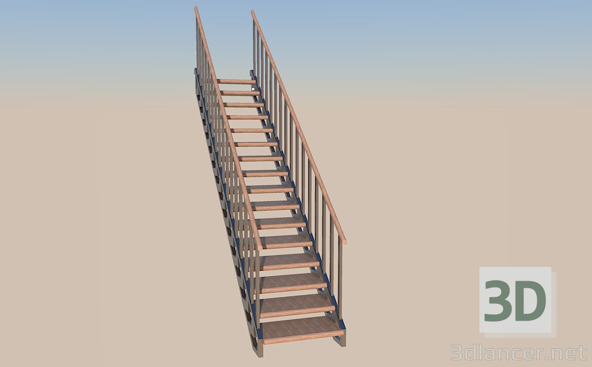 3d model Stairs - preview