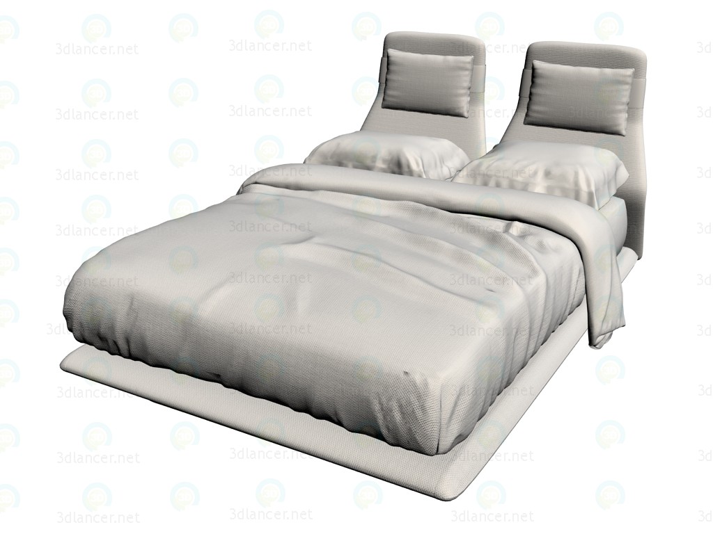 3d модель Ліжко LLA160L – превью