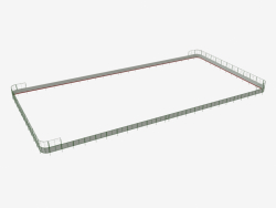 Hockey court (plywood, net behind goal 60x30) (7931)