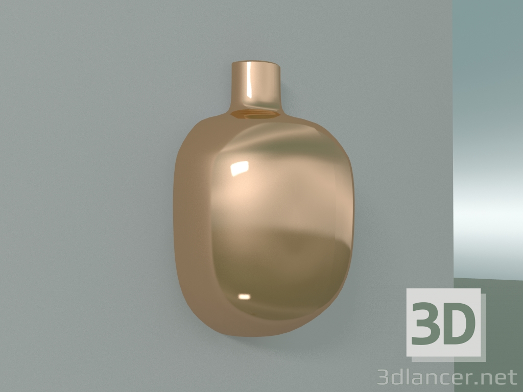 3D modeli Şık Elli Vazo (Gül Altın) - önizleme