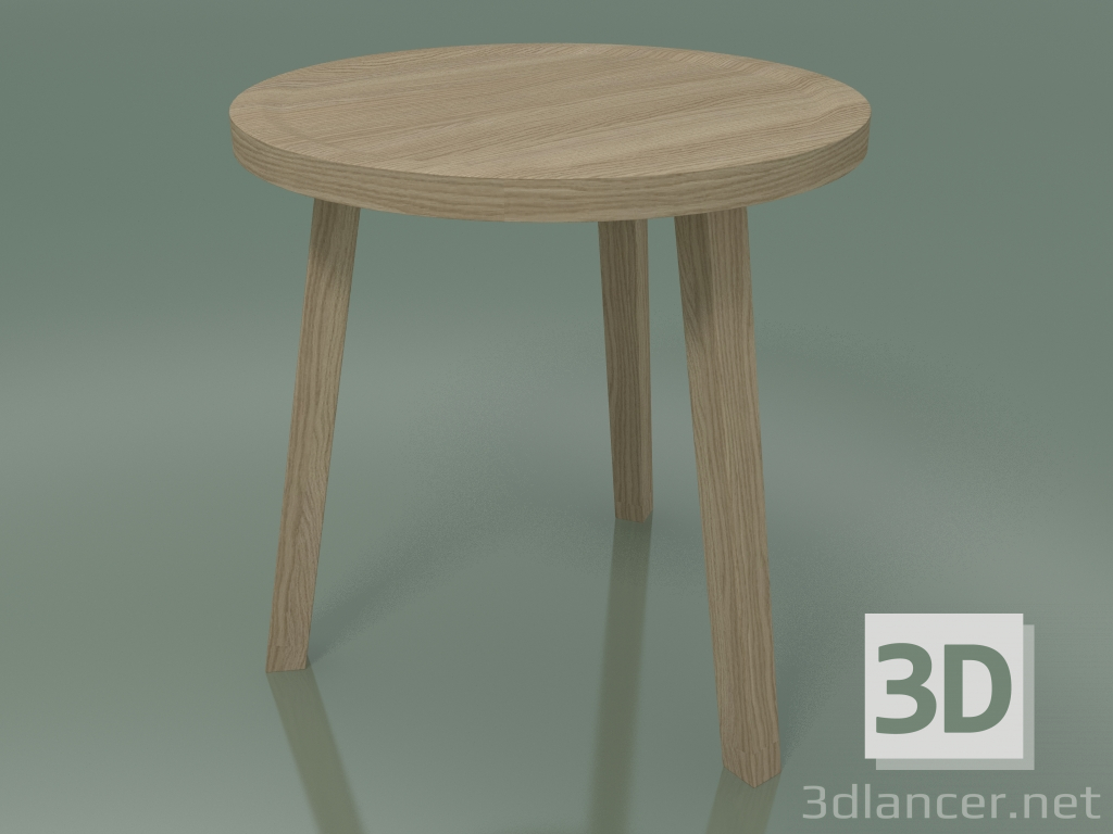 modello 3D Tavolino di servizio (42, Rovere Sbiancato) - anteprima