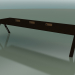 modèle 3D Table avec plan de travail 5009 (H 74-360 x 120 cm, wengé, composition 2) - preview