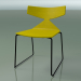 3 डी मॉडल स्टैकेबल कुर्सी 3702 (एक स्लेज पर, पीला, V39) - पूर्वावलोकन