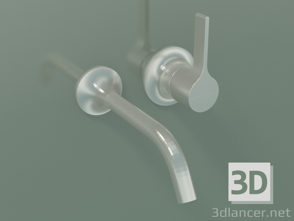 3D Modell Einhebel-Waschtischmischer für Waschbecken (36 812 809-060010) - Vorschau