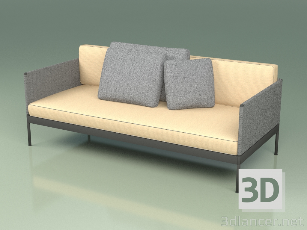 3d model Modular sofa (357 + 340, option 1) - preview
