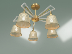 Ceiling chandelier 60082-5 (gold bronze)