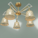 3d model Ceiling chandelier 60082-5 (gold bronze) - preview