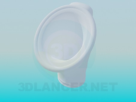 3d модель Пісуар – превью 3d модель Пісуар – превью