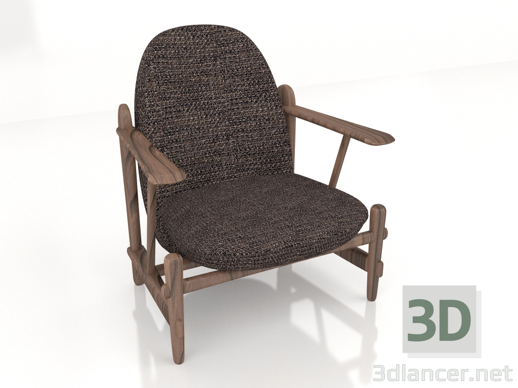 3D Modell Sessel T-Bone - Vorschau