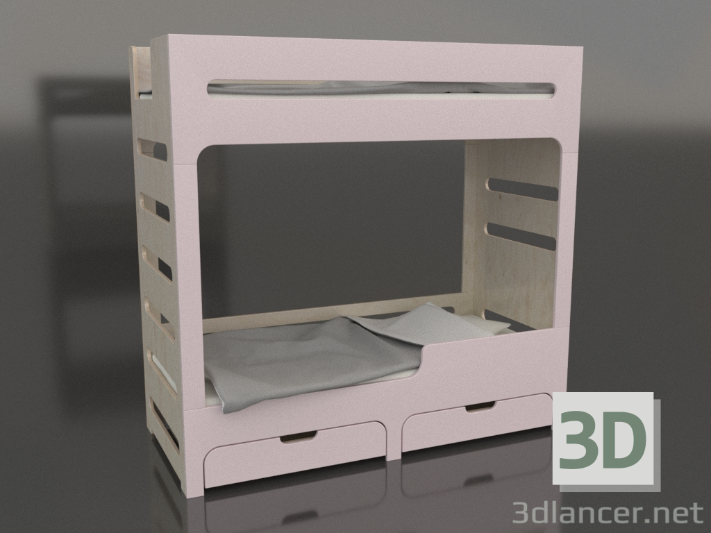 3d модель Кровать двухъярусная MODE HR (UPDHR1) – превью