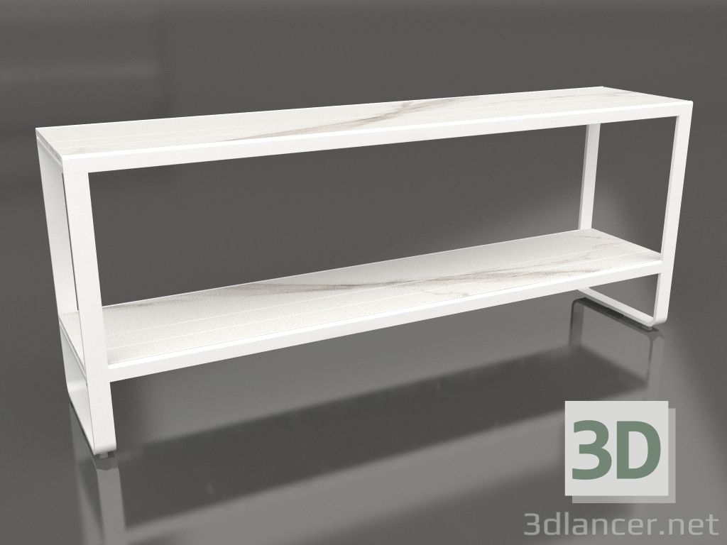 modello 3D Scaffale 180 (DEKTON Aura, Bianco) - anteprima