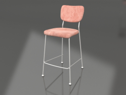 Benson semi-bar chair 64.5 cm (Pink)