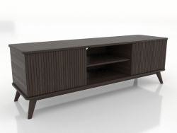 TV cabinet OPEN 1500 mm (ash walnut)