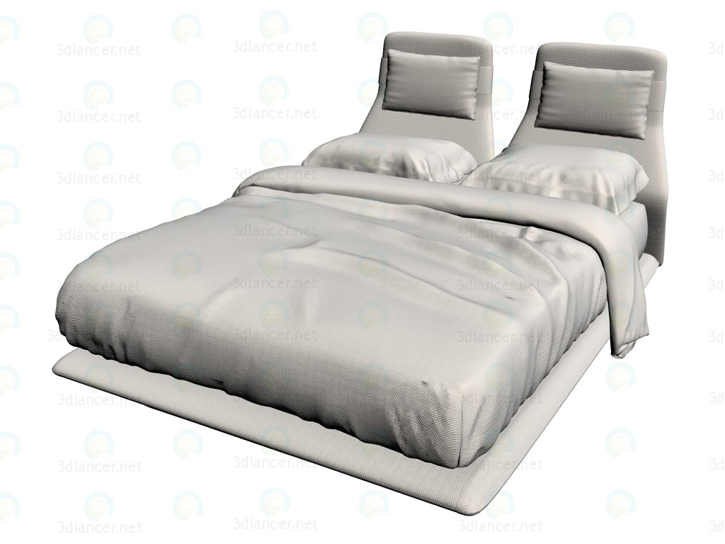 3d модель Ліжко LLA170L – превью