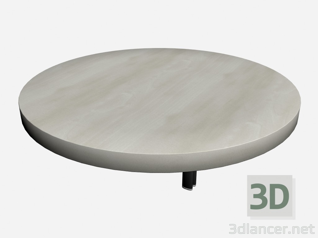 3 डी मॉडल कॉफी टेबल (दौर) पिछले - पूर्वावलोकन